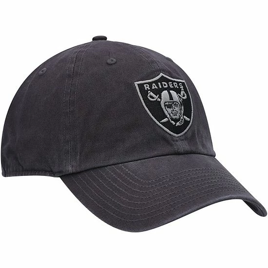 Cheapest 🔥 Unbranded Men's '47 Charcoal Las Vegas Raiders Clean Up Tonal Adjustable Hat 😀 - Image 4