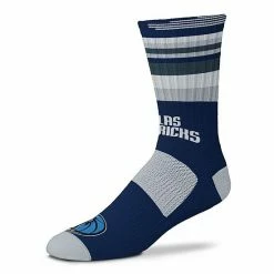 Cheapest 👏 Unbranded For Bare Feet Dallas Mavericks Rave Crew 🧦 Socks 💯