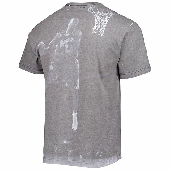 Budget 👍 Unbranded Men's Mitchell & Ness Jason Richardson Gray Golden State Warriors Above The Rim Sublimated T-Shirt 👍 - Image 4
