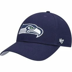 Discount ⌛ Unbranded Toddler '47 College Navy Seattle Seahawks Basic MVP Adjustable Hat 🛒