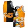 Flash Sale ❤️ Unbranded Men's Mitchell & Ness Peyton Manning Black/Tennessee Orange Tennessee Volunteers Sublimated Player Tank Top ⌛