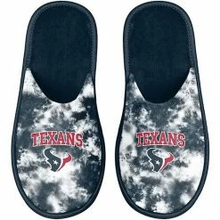Best Pirce ⭐ Unbranded 👩 Women's FOCO Houston Texans Iconic Logo Scuff Slippers 😀