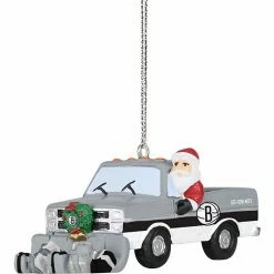 New 🎁 Unbranded FOCO Brooklyn Nets Snow Plow Ornament 💯