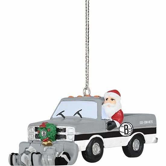 New ๐ Unbranded FOCO Brooklyn Nets Snow Plow Ornament ๐ฏ