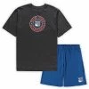 Discount 🛒 Unbranded Men's Concepts Sport Blue/Heathered Charcoal New York Rangers Big & Tall T-Shirt & Shorts Sleep Set ⌛
