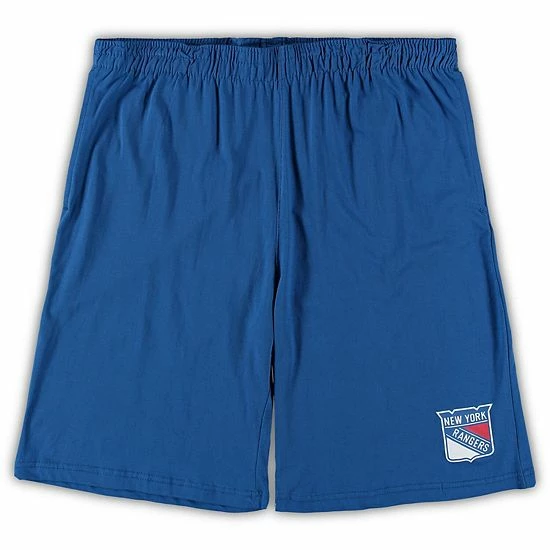 Discount ๐ Unbranded Men's Concepts Sport Blue/Heathered Charcoal New York Rangers Big & Tall T-Shirt & Shorts Sleep Set โ - Image 3