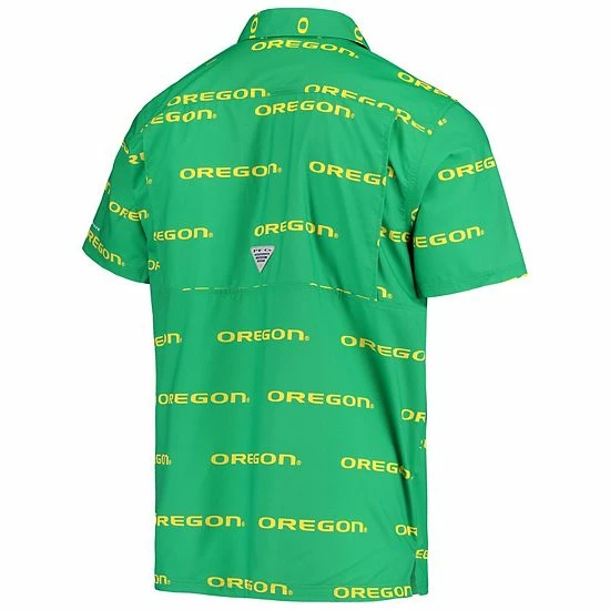 Best deal โจ Unbranded Men's Columbia Green Oregon Ducks Super Slack Tide Omni-Shade Button-Up ๐ Shirt โจ - Image 4