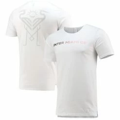 Best Pirce ✔️ Unbranded Men's White Inter Miami CF Split Hem T-Shirt 😀