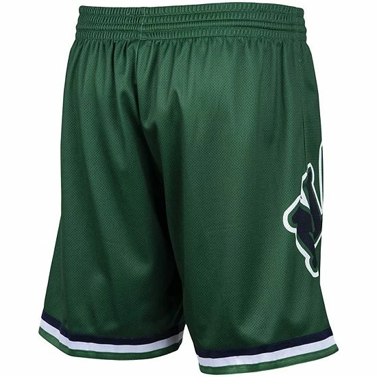 Budget ✨ Unbranded Men's Mitchell & Ness Green Dallas Mavericks Hardwood Classics Big Face 2.0 Shorts ✔️ - Image 4