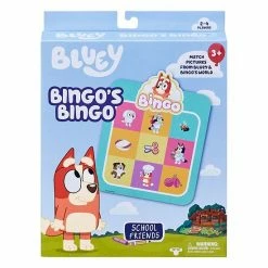 Best Pirce ⭐ Unbranded Disney's Bluey Bingo's Bingo Card Game, School Friends 🌟