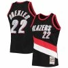 Discount 😀 Unbranded Men's Mitchell & Ness Clyde Drexler Black Portland Trail Blazers 1991-92 Hardwood Classics 75th Anniversary Diamond Swingman Jersey ✔️