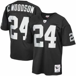 Brand new ✨ Unbranded Men's Mitchell & Ness Charles Woodson Black Las Vegas Raiders 1998 Authentic Throwback Retired Player Jersey 🔥