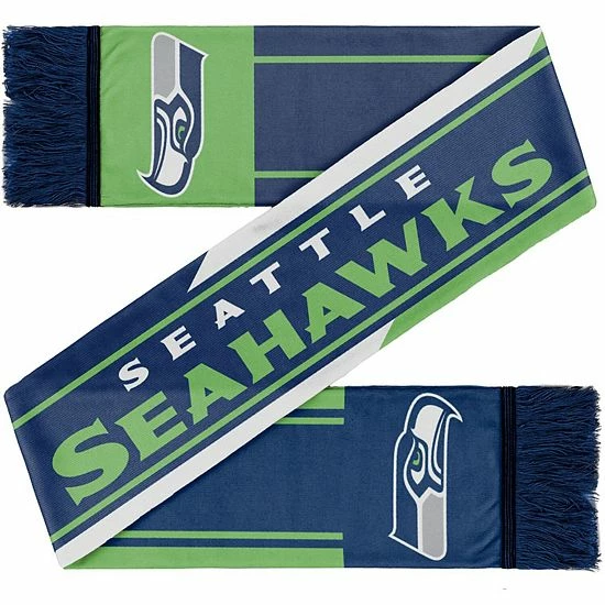 Promo 😍 Unbranded FOCO Seattle Seahawks Color Wave Wordmark Scarf ⌛