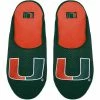 Buy 🔥 Unbranded Youth FOCO Miami Hurricanes Big Logo Colorblock Mesh Slippers ✔️