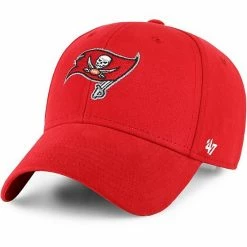Wholesale 🎉 Unbranded Preschool '47 Red Tampa Bay Buccaneers Basic Team MVP Adjustable Hat 🔥