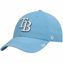 Best Sale 🔥 Unbranded 👩 Women's '47 Light Blue Tampa Bay Rays Team Miata Clean Up Adjustable Hat 🌟