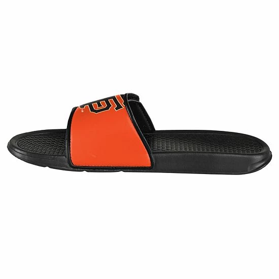 New 🛒 Unbranded Youth FOCO San Francisco Giants Colorblock Big Logo Legacy Slide 🩴 Sandals ✨ - Image 3