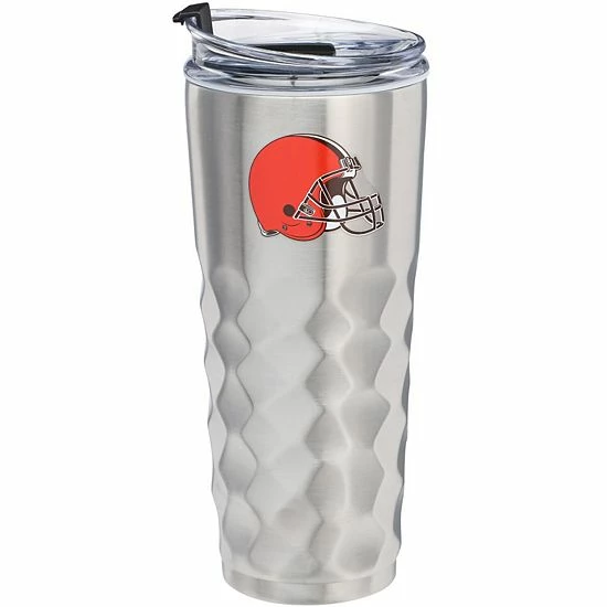 Promo ๐ Unbranded Cleveland Browns 32oz. Stainless Steel Diamond Tumbler ๐ฏ