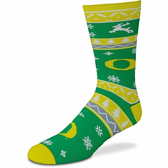 Top 10 ✔️ Unbranded For Bare Feet Oregon Ducks Holiday Pattern Crew 🧦 Socks ⌛ - Image 2