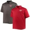 Brand new 🎁 Unbranded Men's Red/Charcoal Cincinnati Reds Big & Tall Two-Pack Polo Set 😉