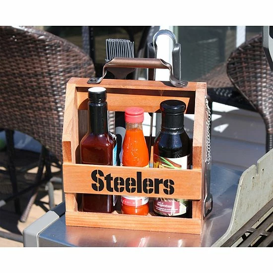 Best Sale ๐ Unbranded Pittsburgh Steelers BBQ Caddy ๐ - Image 2