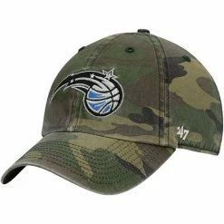 Promo 🧨 Unbranded Men's '47 Camo Orlando Magic Clean Up Adjustable Hat 🧨