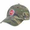 Deals 🔥 Unbranded Men's '47 Camo Detroit Pistons Clean Up Adjustable Hat 🧨