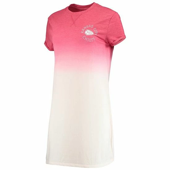Best deal ๐ Unbranded ๐ฉ Women's Junk Food Heathered Red/White Kansas City Chiefs Ombre Tri-Blend T-Shirt ๐ Dress ๐ - Image 2