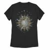 Outlet ❤️ Unbranded Juniors' Sun Moon Mystic Galactic Tee Navy 😍