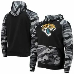Hot Sale 🤩 Unbranded Men's FOCO Black Jacksonville Jaguars Camo Raglan Pullover Hoodie 🌟