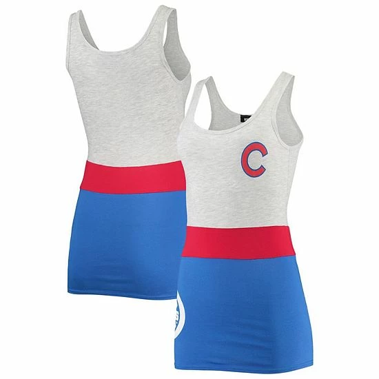 Promo ⭐ Unbranded 👩 Women's Refried Apparel Royal Chicago Cubs Tank Top 🤩