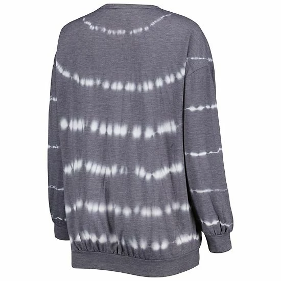 New 🎉 Unbranded 👩 Women's Gameday Couture Gray Oregon Ducks All About Stripes Tri-Blend Long Sleeve T-Shirt & Shorts Set 👍 - Image 4