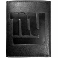 Deals ✨ Unbranded Men's New York Giants Embossed Leather Tri-Fold Wallet ⌛