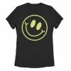 Coupon 😉 Unbranded Juniors' Neon Smiley Face Graphic Tee ⌛