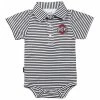 Coupon 🤩 Unbranded Infant Garb Black/White Ohio State Buckeyes Carson Striped Short Sleeve Bodysuit 👍