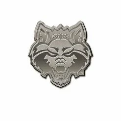 New ⭐ Unbranded Arkansas State Red Wolves Antique Auto Emblem ❤️