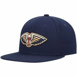 Brand new 🔔 Unbranded Men's Mitchell & Ness Navy New Orleans Pelicans Ground 2.0 Snapback Hat ❤️