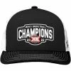Coupon 👍 Unbranded Men's Zephyr Black/White Kansas Jayhawks 2022 Big 12 Men's 🏀 Basketball Conference Tournament Champions Locker Room Adjustable Hat ✨