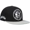 Top 10 🛒 Unbranded Men's Mitchell & Ness Black/Gray Brooklyn Nets XL Wordmark Snapback Hat 🛒
