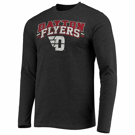 Outlet 🌟 Unbranded Men's Concepts Sport Red/Heathered Charcoal Dayton Flyers Meter Long Sleeve T-Shirt & Pants Sleep Set 🧨 - Image 3