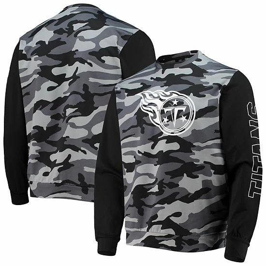 Wholesale 😉 Unbranded Men's FOCO Black Tennessee Titans Camo Long Sleeve T-Shirt 🛒