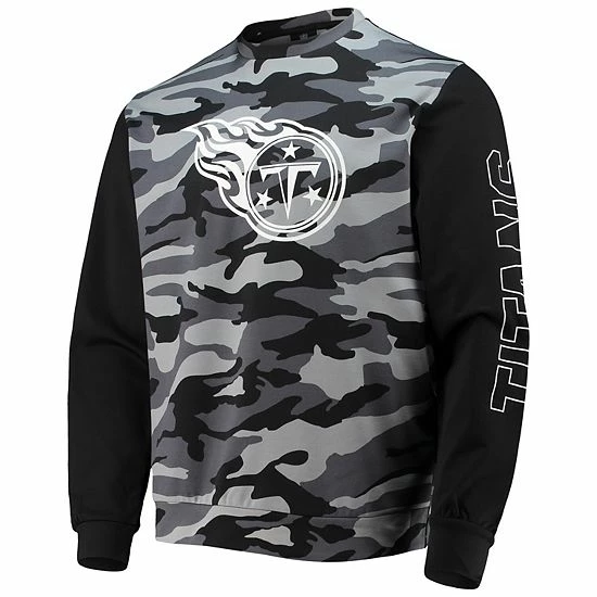 Wholesale 😉 Unbranded Men's FOCO Black Tennessee Titans Camo Long Sleeve T-Shirt 🛒 - Image 3