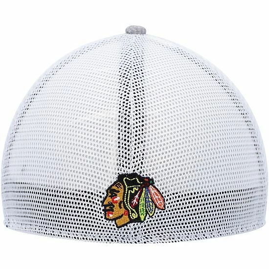 Wholesale ๐ Unbranded Men's '47 Gray Chicago Blackhawks Hitch Contender Flex Hat ๐ - Image 4