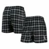 Wholesale 💯 Unbranded Men's Concepts Sport Black/Gray Chicago White Sox Ledger Flannel Boxers 💯