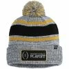 Deals 🥰 Unbranded Men's Zephyr Gray College Football Playoff Granite Cuffed Knit Hat With Pom 😀