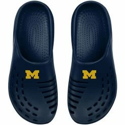 Hot Sale ✔️ Unbranded Youth FOCO Navy Michigan Wolverines Sunny Day Clogs 🎉