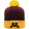 Brand new 💯 Unbranded Men's Top Of The World Maroon/Gold Minnesota Golden Gophers Core 2-Tone Cuffed Knit Hat With Pom 👏