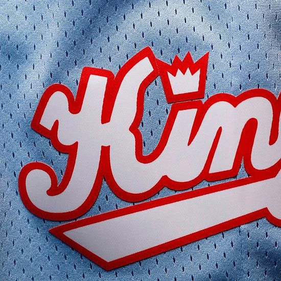 Outlet ❤️ Unbranded Men's Mitchell & Ness Light Blue Sacramento Kings Big & Tall Hardwood Classics Team Swingman Shorts ⌛ - Image 3