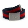 Budget 😀 Unbranded Men's Ole Miss Rebels Fabric Belt 🎁