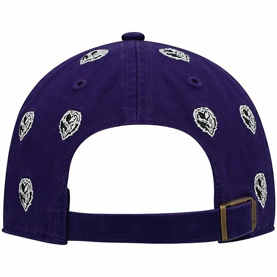 Hot Sale 🔥 Unbranded 👩 Women's '47 Purple Baltimore Ravens Confetti Clean Up Head Logo Adjustable Hat 🎁 - Image 5